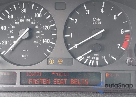 2005 BMW X5 3.0I from USA, damaged, VIN 5UXFA13525LY15714